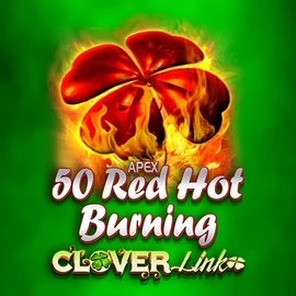 Slots logo of 50 Red Hot Burning Clover Links from Novomatic at Sankra Casino