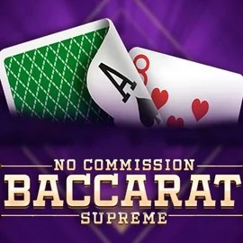 Baccarat Supreme slot logo by OneTouch Games at Sankra Casino