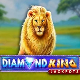 Diamond King Jackpots by SpinPlay Games, showcased at sankra-casino.net – game logo