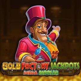 Play Gold Factory Jackpots Mega Moolah slot by Aurum Signature Studios on sankra-casino.net