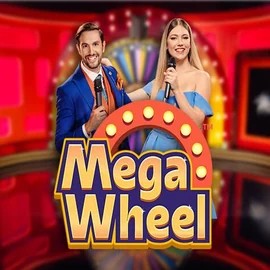 Mega Wheel online game logo by Pragmatic Play on sankra-casino.net