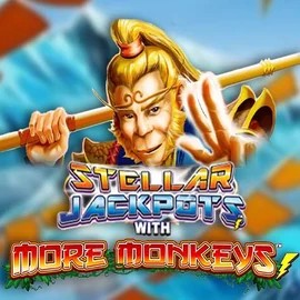 Stellar Jackpots with More Monkeys by Lightning Box Game, showcased at sankra-casino.net – game logo